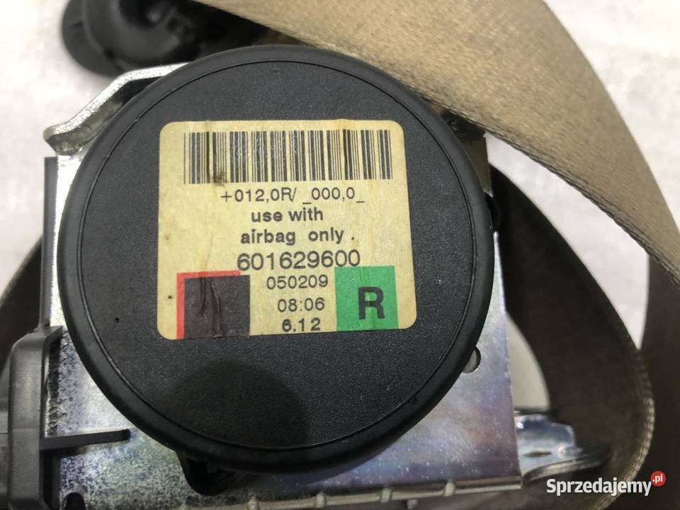 PAS BEZPIECZEŃSTWA PRAWY PRZÓD 601629600 BMW E60 wielkopolskie