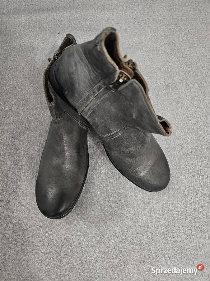 Sztyblety męskie ZARA Nowe 29cm Półbuty Czarna Woda