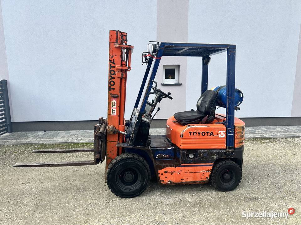 Wózek widłowy Toyota 14t 33m manual lpg duplex Wózki widłowe Pajęczno