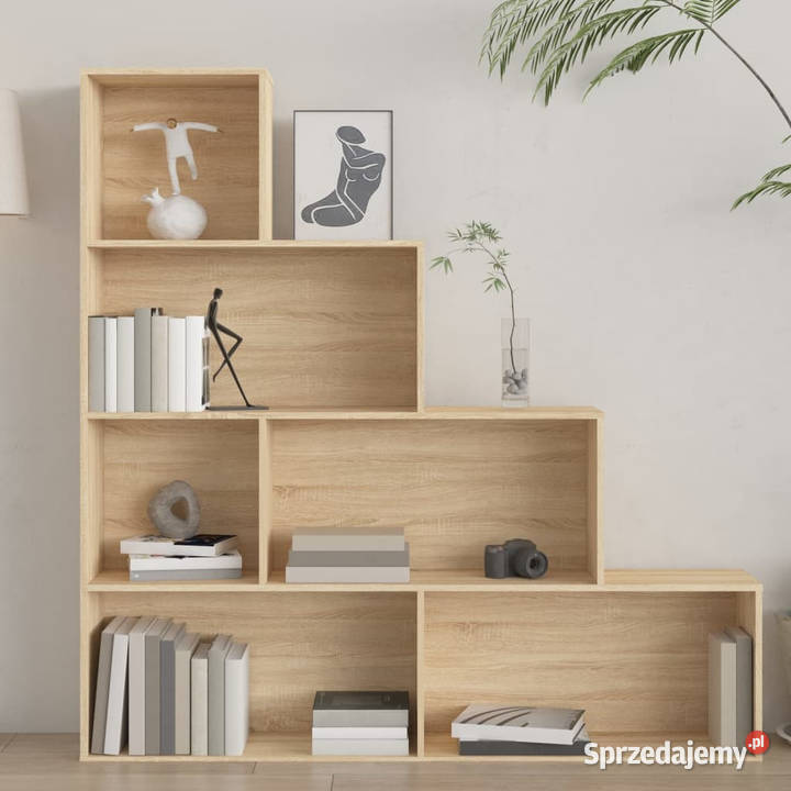 Regałpółka dąb sonoma 155x24x160 materiał mazowieckie Warszawa
