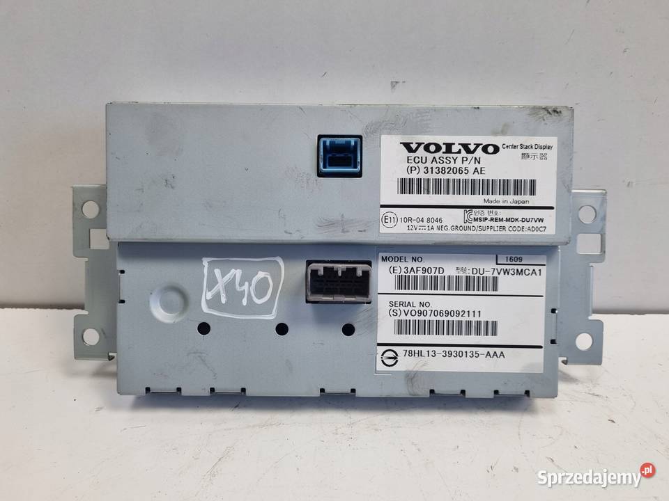 Volvo V60 I S60 II XC60 I EKRAN NAWIGACJI Chełm sprzedam