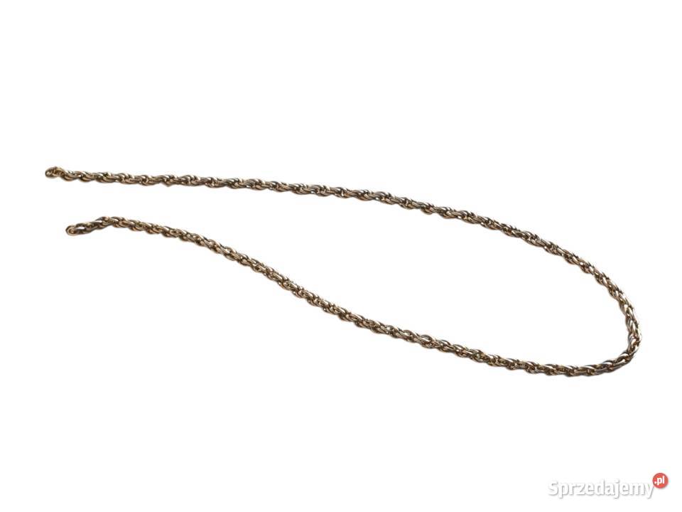 Stary ozdobny łańcuszek naszyjnik vintage lata Cieszyn