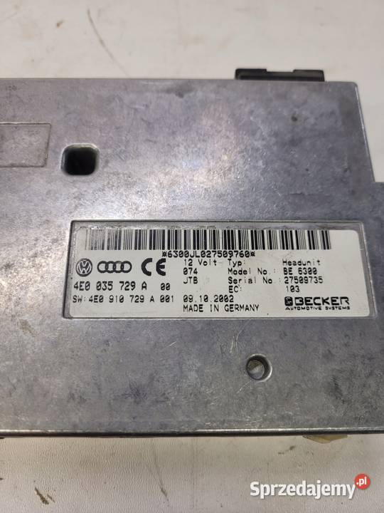 STEROWNIK MODUŁ MMI Q7 A6 C6 4E0035729A sprzedam