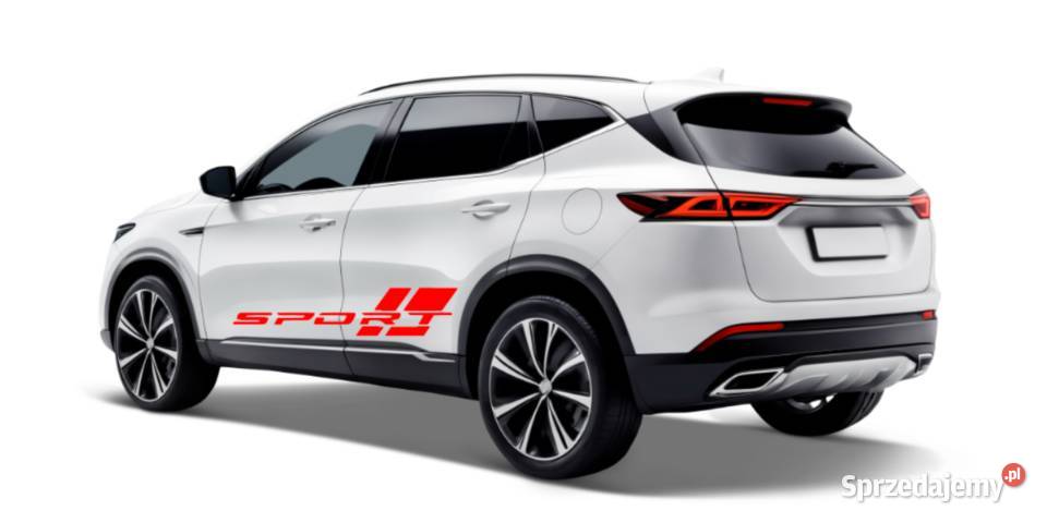 Naklejka na samochód Sport 60cmx125 X2 prawa Olsztyn sprzedam