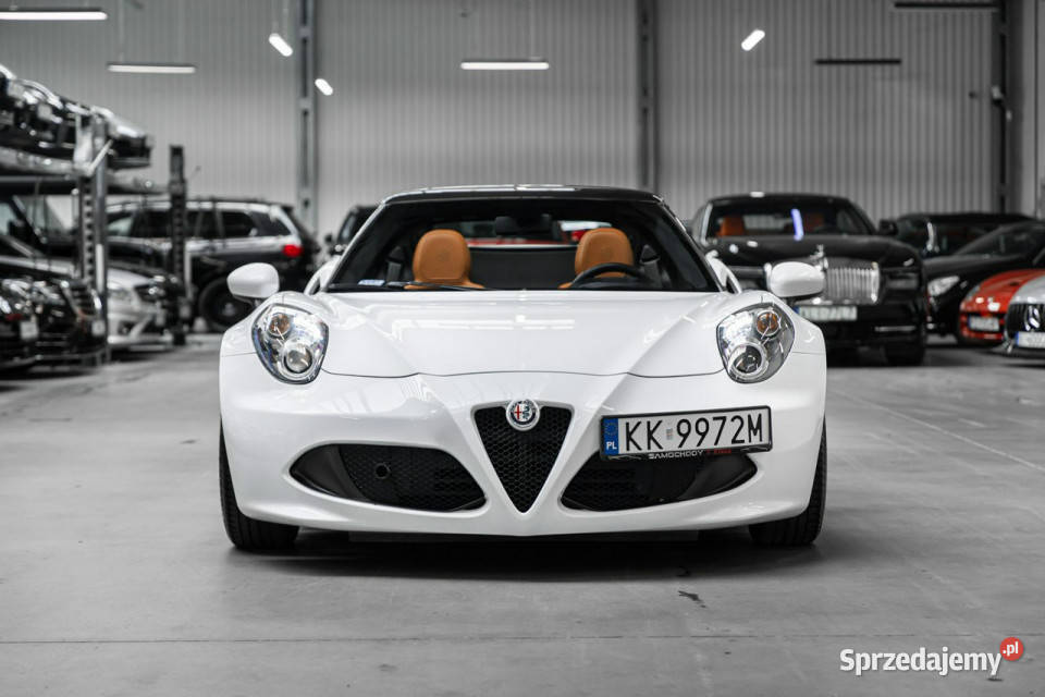 Alfa Romeo 4C SPIDER Krajowa 1 właściciel ogranicznik prędkości małopolskie