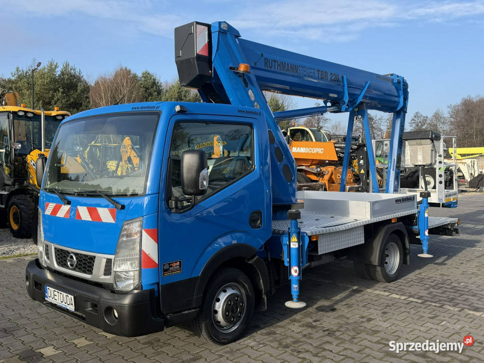 Nissan Cabstar Podnośnik Koszowy 22m RUTHMANN Widełki