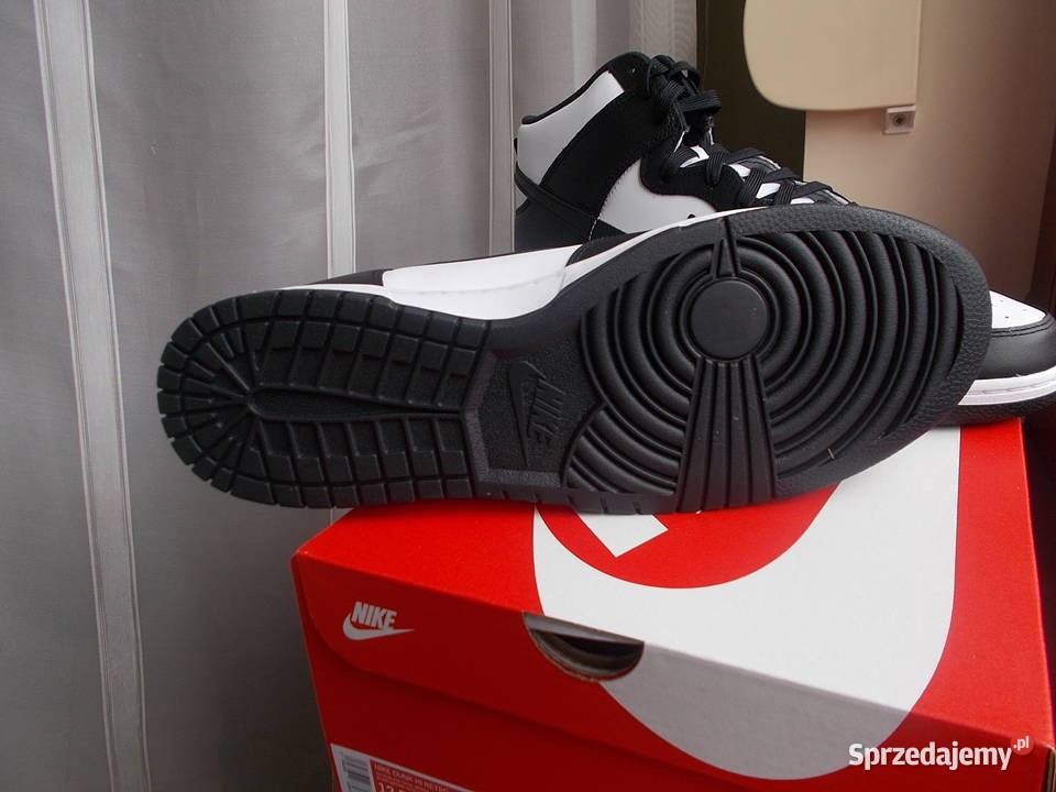 r Eur 47 Nike Dunk High Black White Panda Poznań