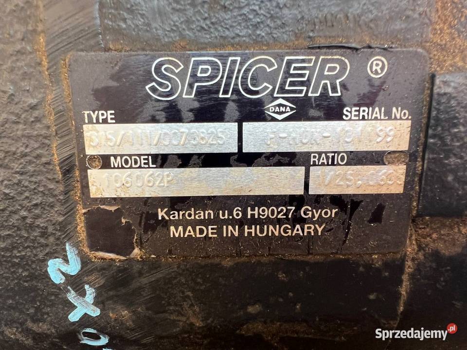 Dana Spicer 3151110073825 Dana Spicer 315111 wielkopolskie