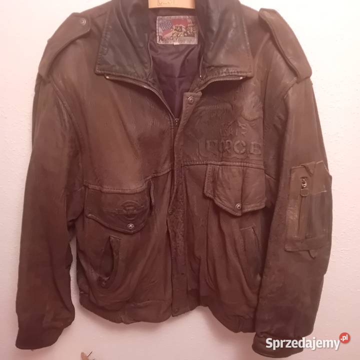 Kurtka skórzana męska Styl pilota amerykańskiego Kraków
