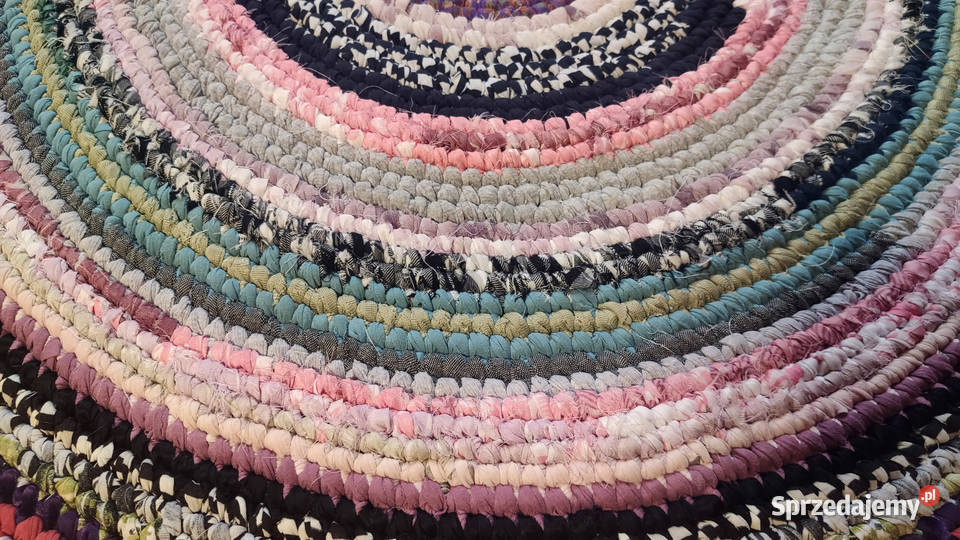 Chodnik dywanik 125 rękodzieło zero waste łódzkie Łódź