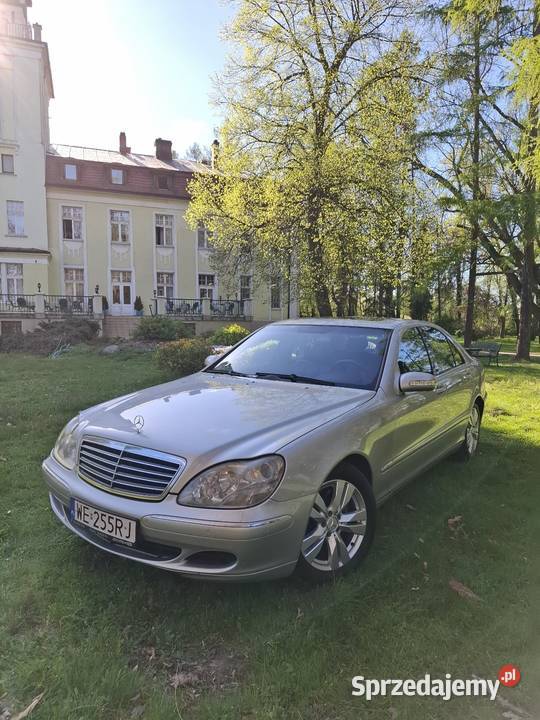 Mercedes S Klasa W220 32 CDI 204 srebrny Radomsko