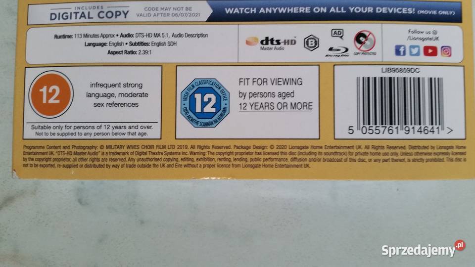 Military Wives 20192020 Bluray disc Puławy