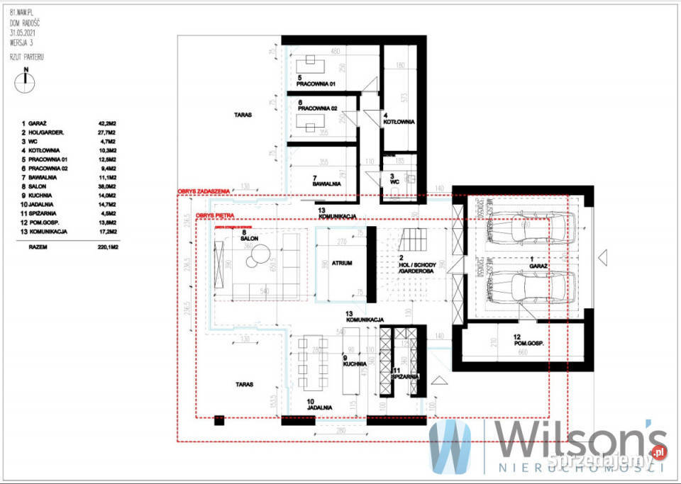 sprzedaży gruntu Warszawa 1656m2 budowlana