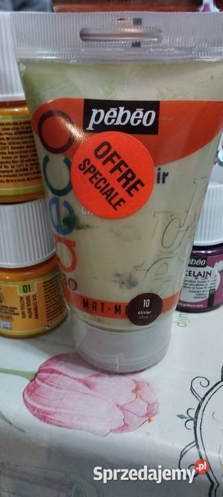 farba pebeo kolor 10 olive 110ml Zamość