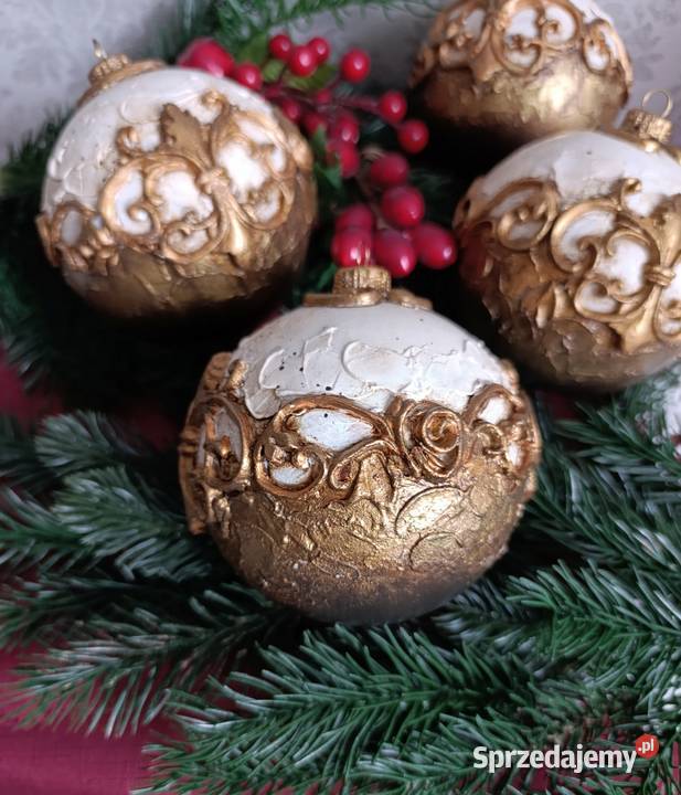 Bombki Boże Narodzenie Rękodzieło Vintage Rękodzieło Stalowa Wola