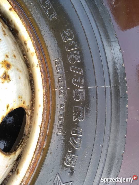 FELGA Z OPONĄ 21575 R175 MICHELIN XZE 1 BIEŻNIK Rzędowice
