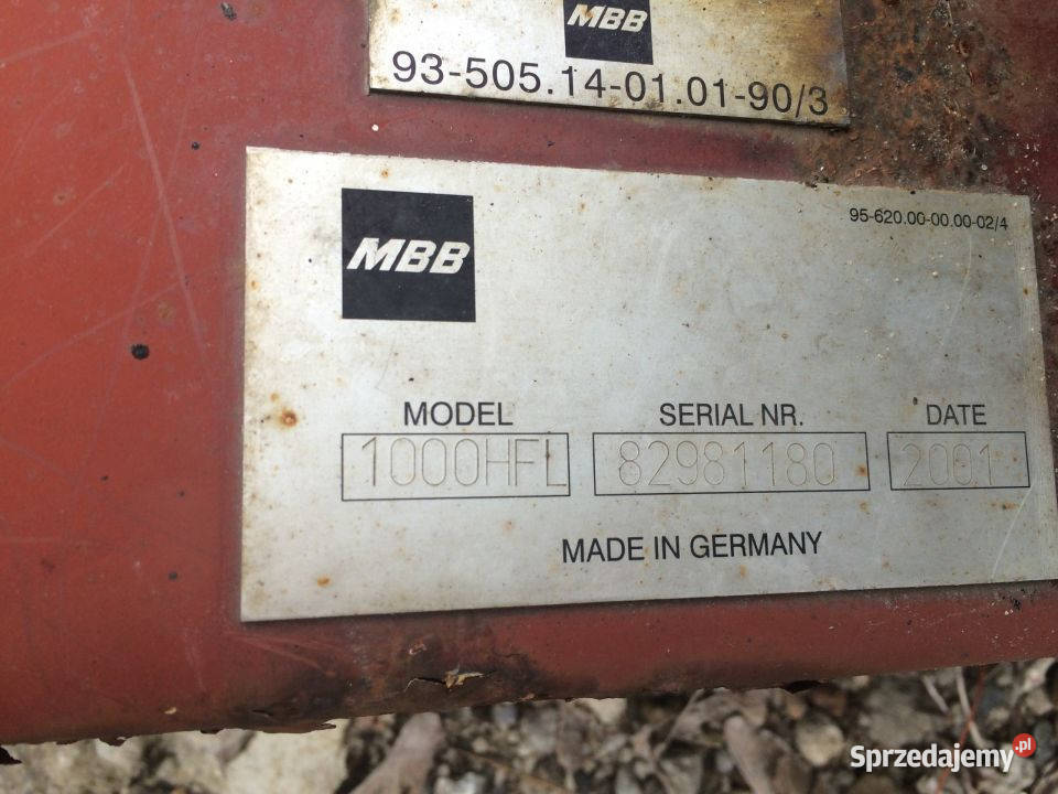Winda Załadowcza Klapa HUBFIX MBB 1000HFL Maszewo