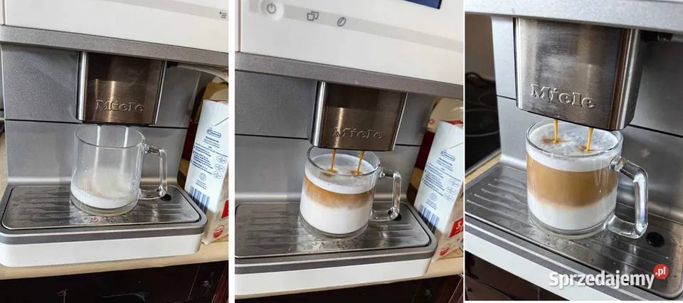 Ekspres do kawy automatyczny MIELE 6100 Biały lubuskie Nowa Sól