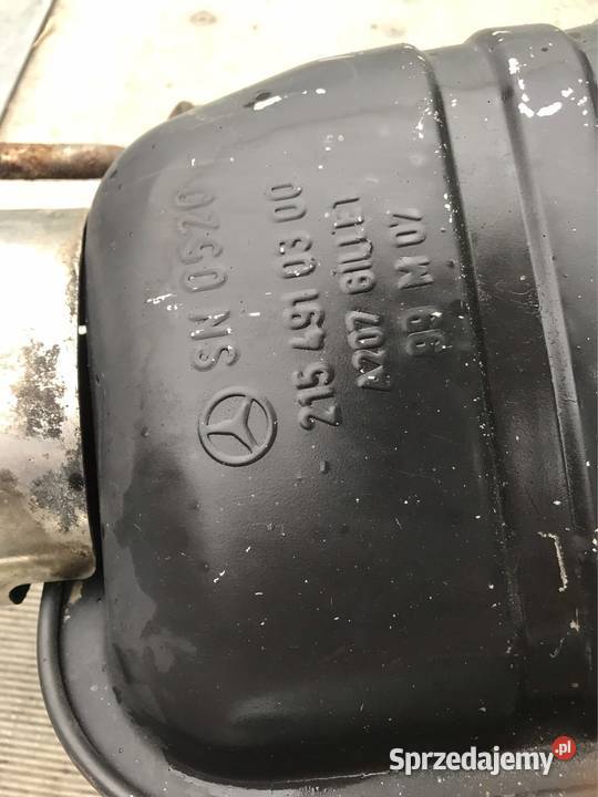 Tłumiki końcowe mercedes cl 600 w 215 orginal osobowe Układ wydechowy opolskie