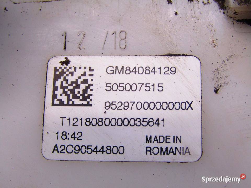 POMPA PALIWA PŁYWAK 15 TURBO OPEL INSIGNIA B