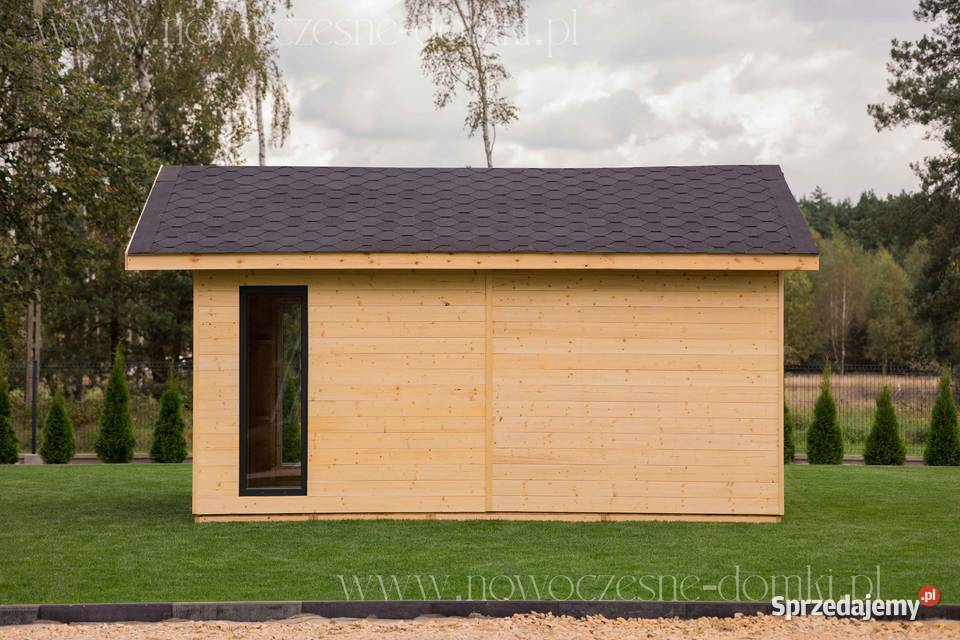 Drewniany domek ogrodowy Leon 2 wym 4x4m warmińsko-mazurskie Olsztyn sprzedam