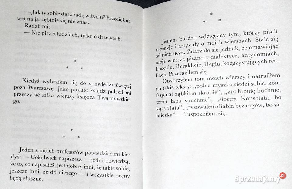 Niecodziennik Jan Twardowski Rok wydania 1991 lubelskie