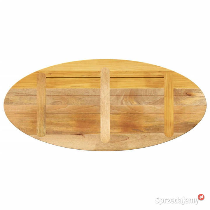Blat stołu 140x50x25 owalny lite drewno mango mazowieckie Warszawa
