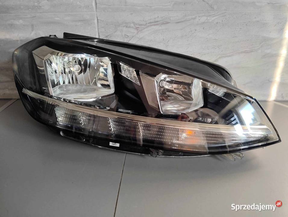 VW GOLF 7 PRAWA LAMPA PRZÓD ZWYKŁA LED Ostroróg
