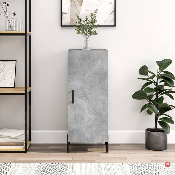 Szafka szarość betonu 345x34x90 materiał sprzedam