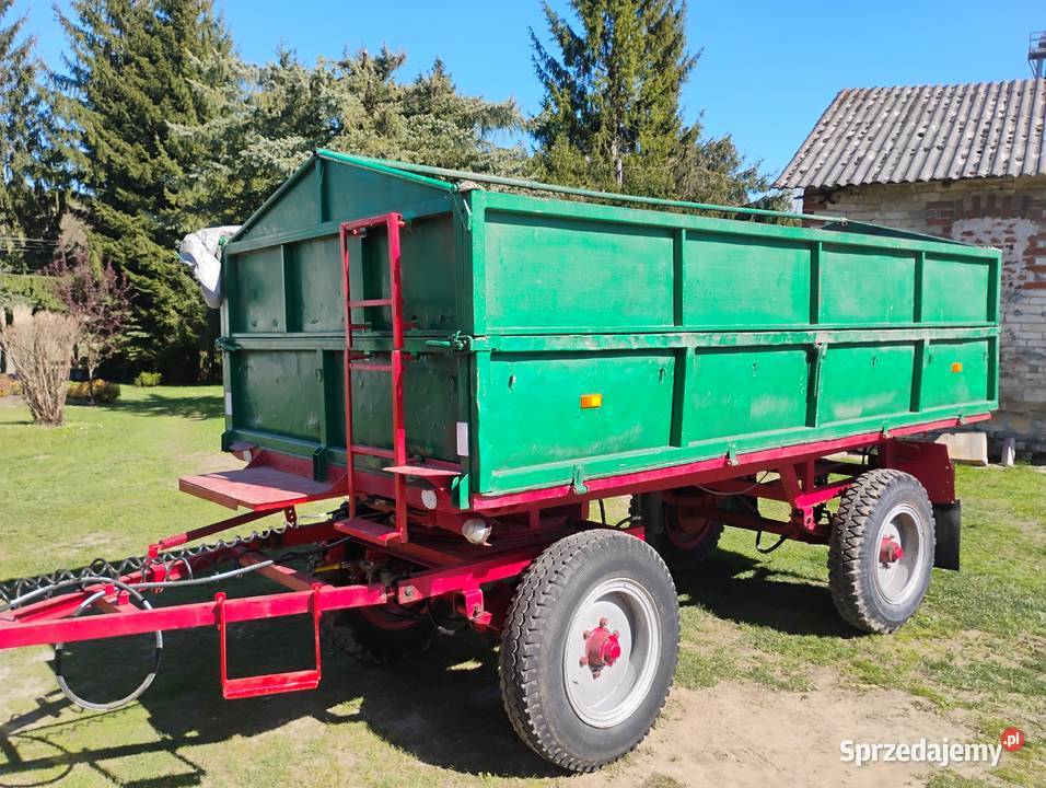 Przyczepa 45 t Pom Goleniów d47 d732 nieuszkodzony Stryjno-Kolonia