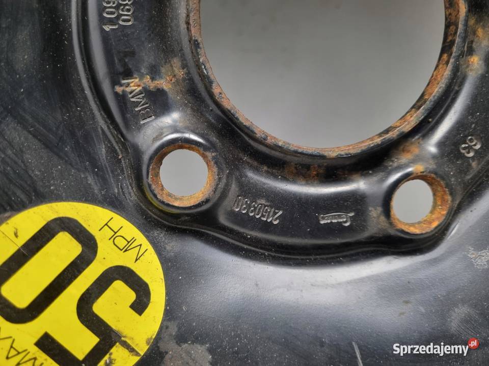 KOŁO ZAPASOWE DOJAZDOWE BMW E46 12590 R15 5x120 Rudka sprzedam