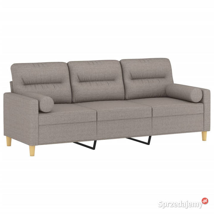 3osobowa sofa z poduszkami kolor taupe 180 Sofy i kanapy mazowieckie Warszawa