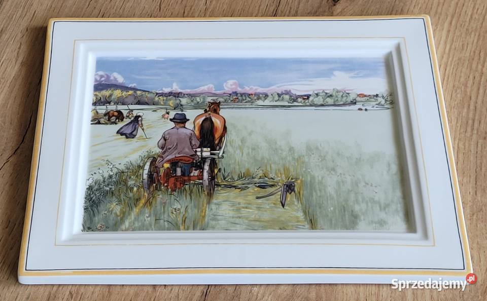 Uroczy obraz na porcelanowej płycie Villeroy Kraków