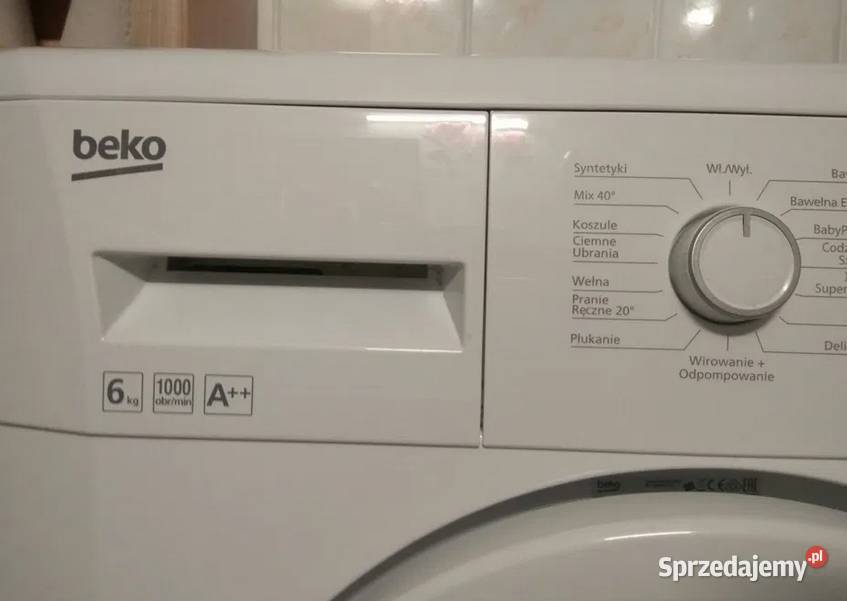 Pralka Beko A OPIS wolnostojące śląskie Racibórz