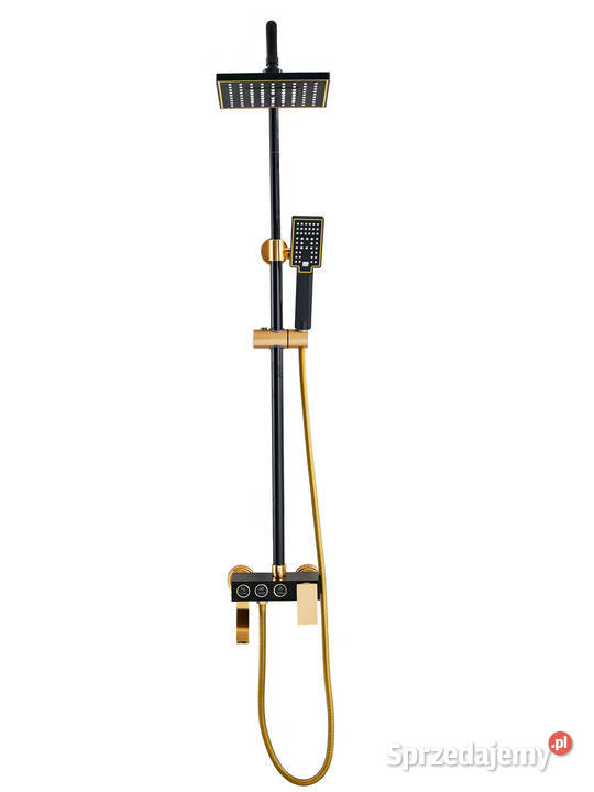 Deszczownica regulowana 160 190 aluminium czarno Dom i Ogród Łódź