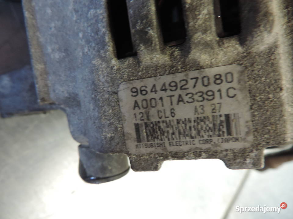 ALTERNATOR PEUGEOT 206 14 8V 9644927080 osobowe Nowy Sącz