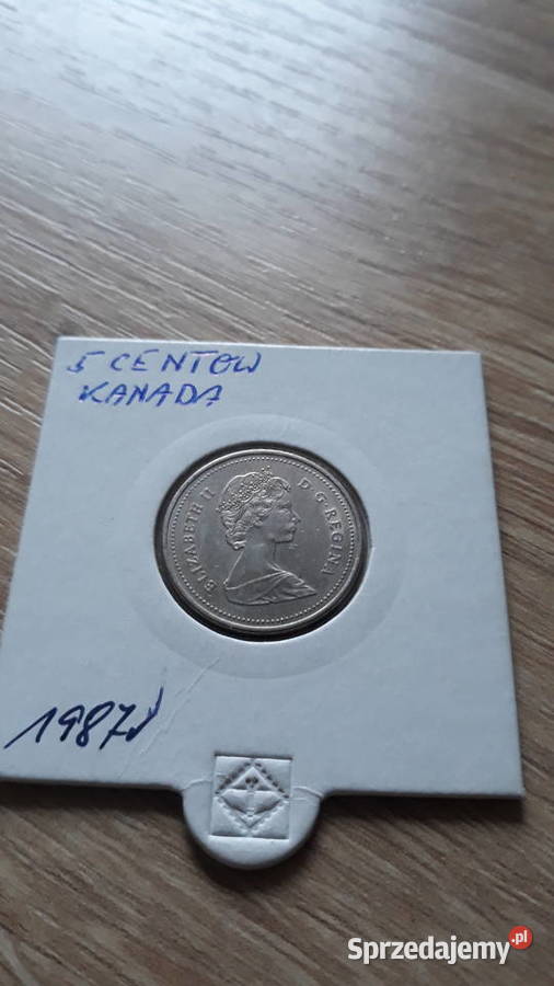 5 Centów Kanada 1987 i 1988 r Konin