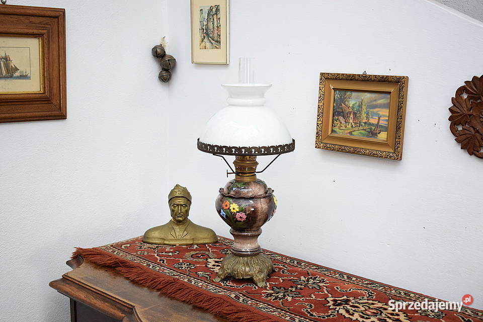 Lampa naftowa na biurko komodę wysyłam