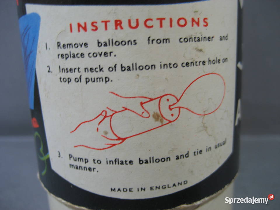 Stara Pompka do Balonow sprzedam