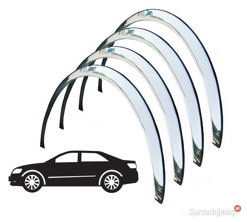 DACIA SANDERO nakładki na błotnik kpl 4 sierpy Części sprzedam