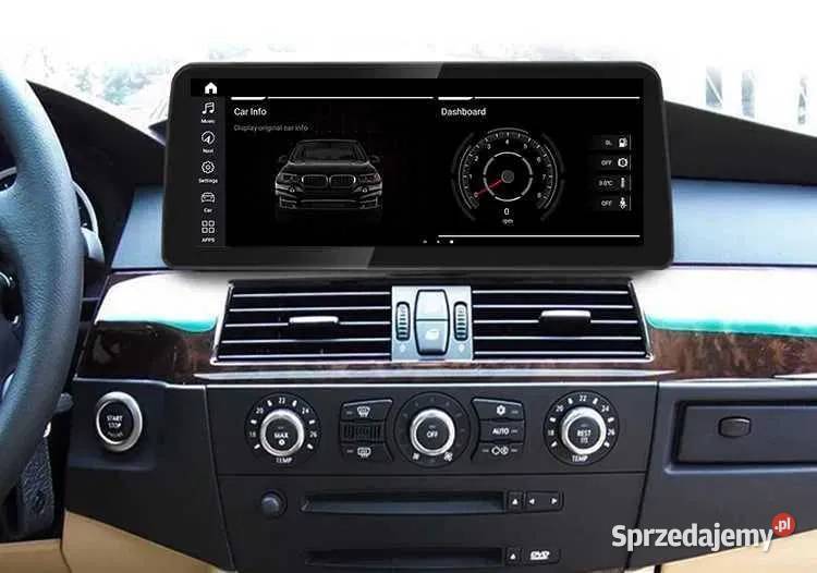 Radio Android 10 BMW serii 5 E60 E61 E62 ccc cic Radioodtwarzacze śląskie Ożarowice