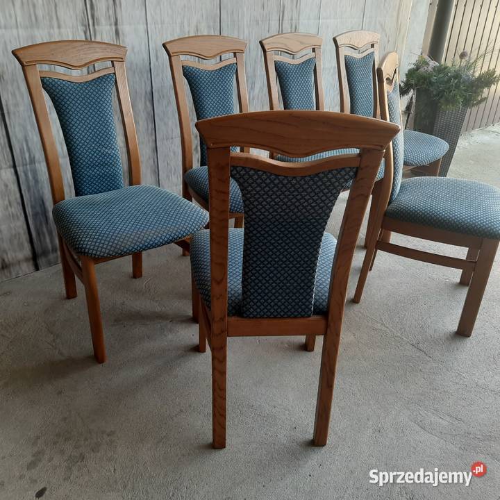 krzesła komplet 6 sztuk 344