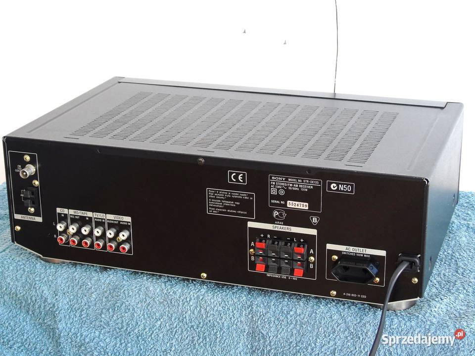 Wzmacniacz z radiem Sony STRDE135 RDS sprawny 2x Jasło