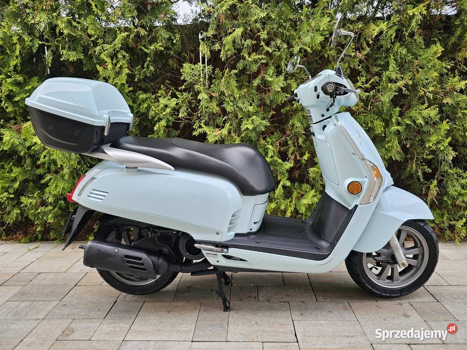 Kymco Like 50 2T RABAT500 ceny TRANSPORT cała niebieski małopolskie