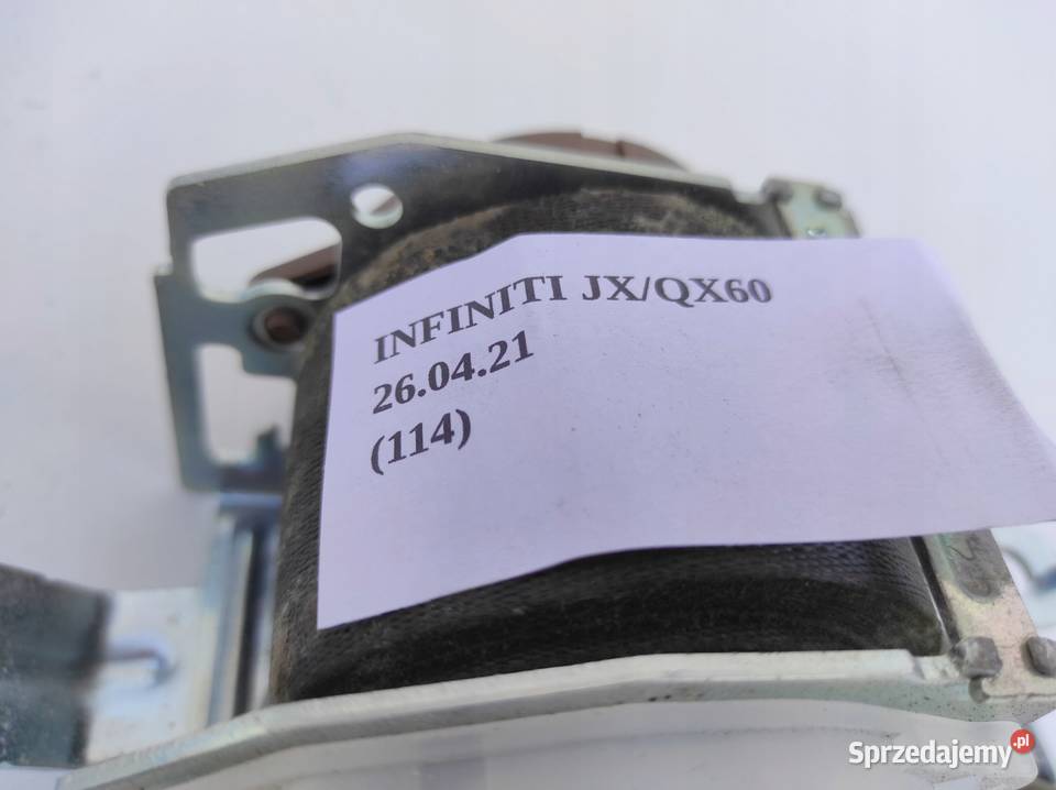 PAS BEZPIECZEŃSTWA TYLNY PRAWY INFINITI QX60 JX Nowy Tomyśl