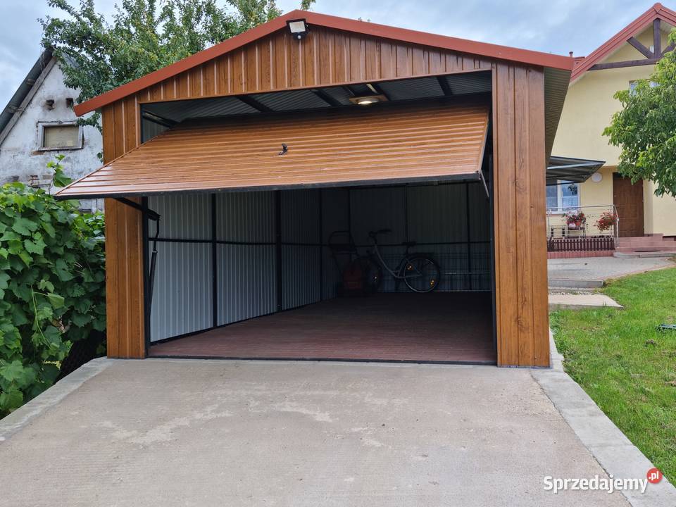 Drewnopodobny Garaż Blaszany Złoty Dąb Garaże sprzedam