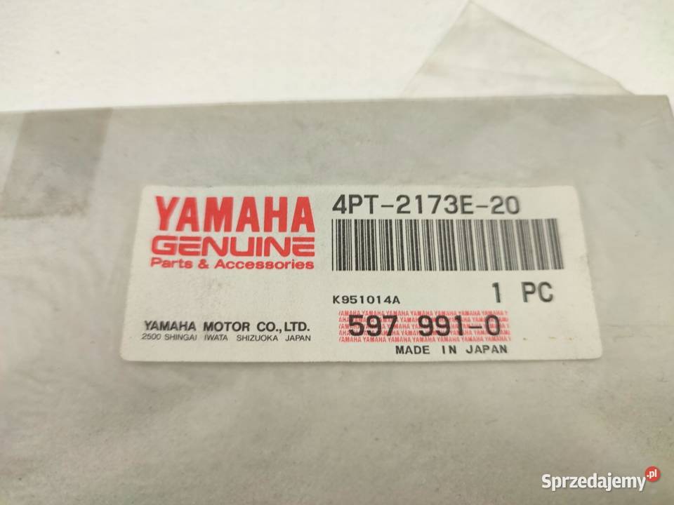 NAKLEJKA NA LEWY BOCZEK YAMAHA XT600E 1996