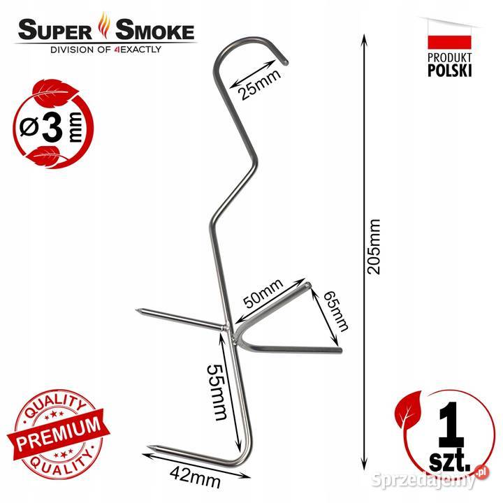 Hak Wędzarniczy Super Smoke do ryb 3mm Premium Przybory i części Białystok