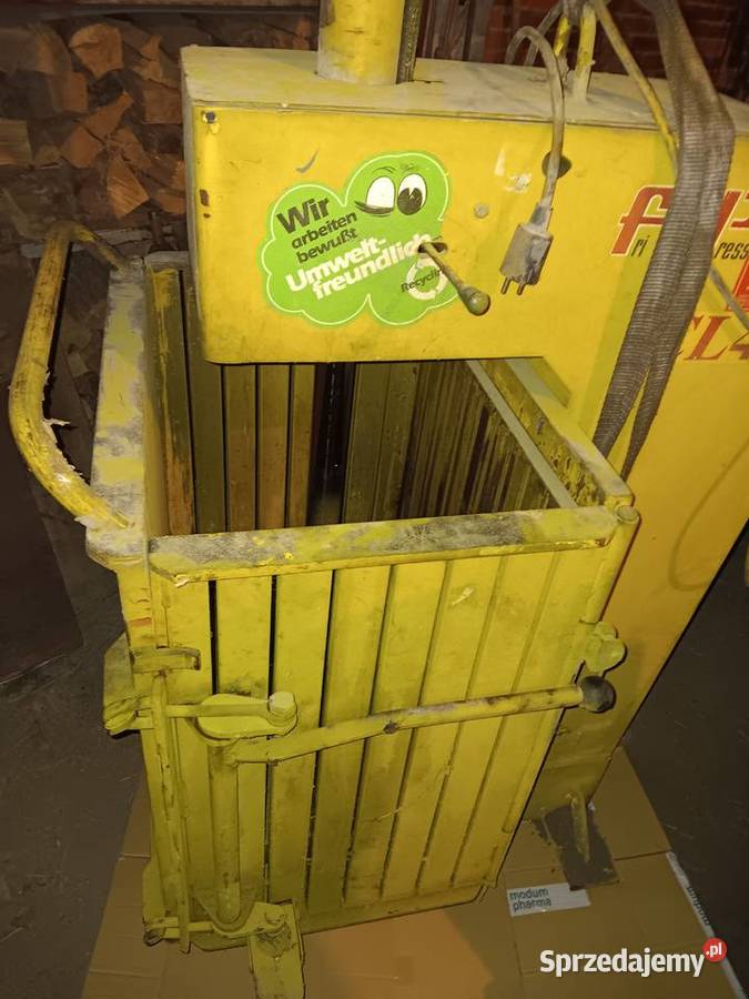Prasa do makulatury belownica foli Biznes i Przemysł Mierzęcice sprzedam