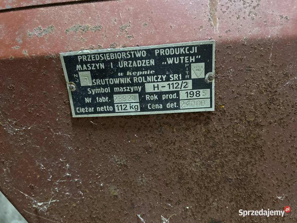 Śrutownik rolniczy sr1 Ręczno sprzedam